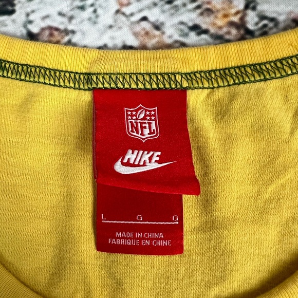 Vtg Green Bay Packers Nike Embroidered Red Tag Sz L - Picture 3 of 7